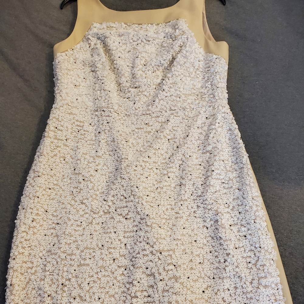 ANN TAYLOR SEQUIN SHEATH DRESS